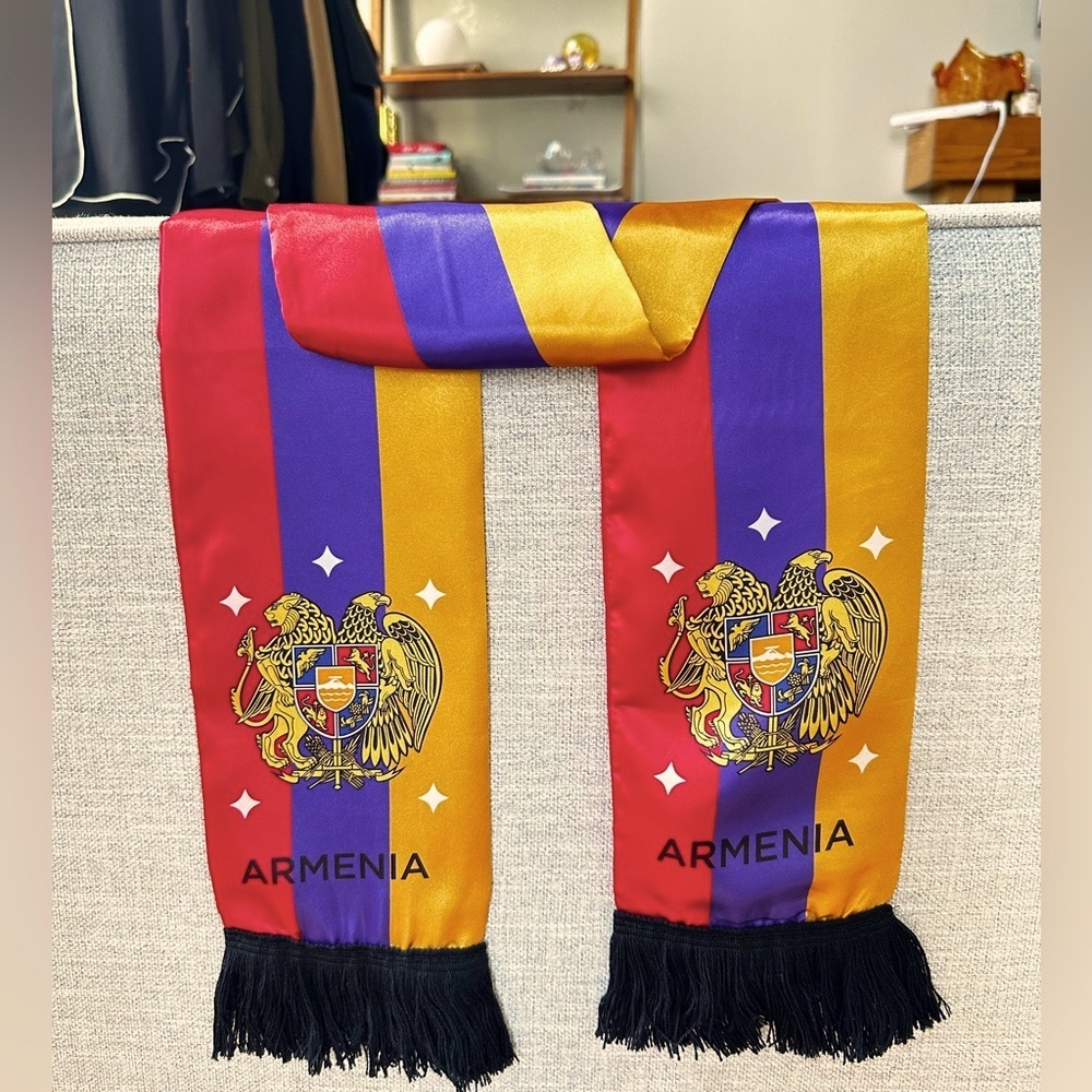 Armenian Soccer Scarf - New WRAPPED with Tags / Armenia Football Stole